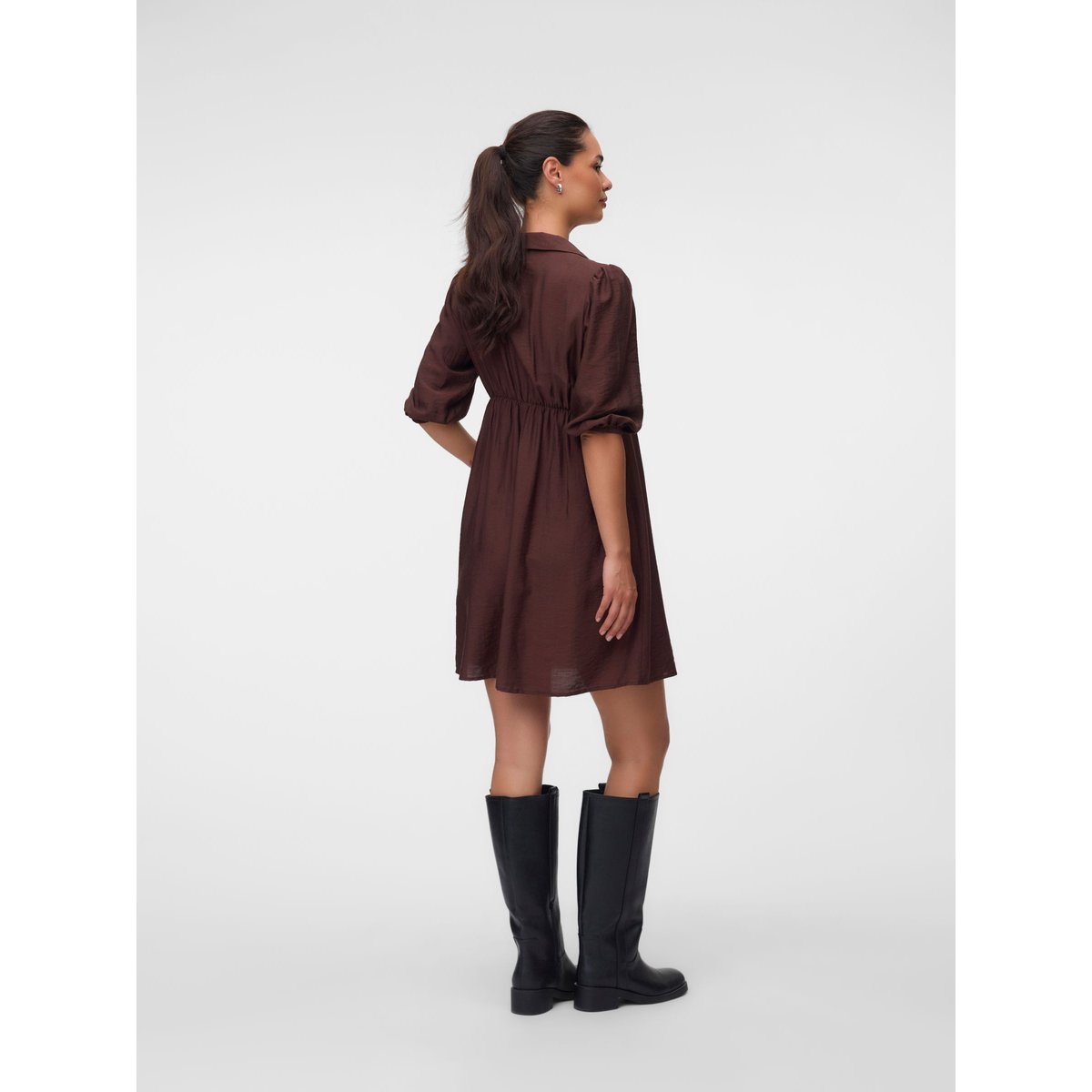 Robe cocoa brown, MAMA LICIOUS