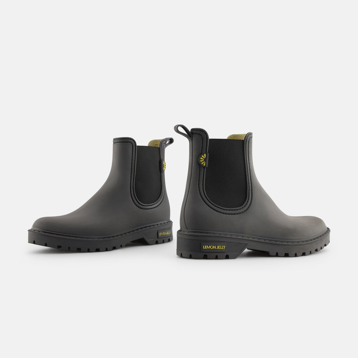Chelsea boots mates femme LYANA noire, LEMON JELLY