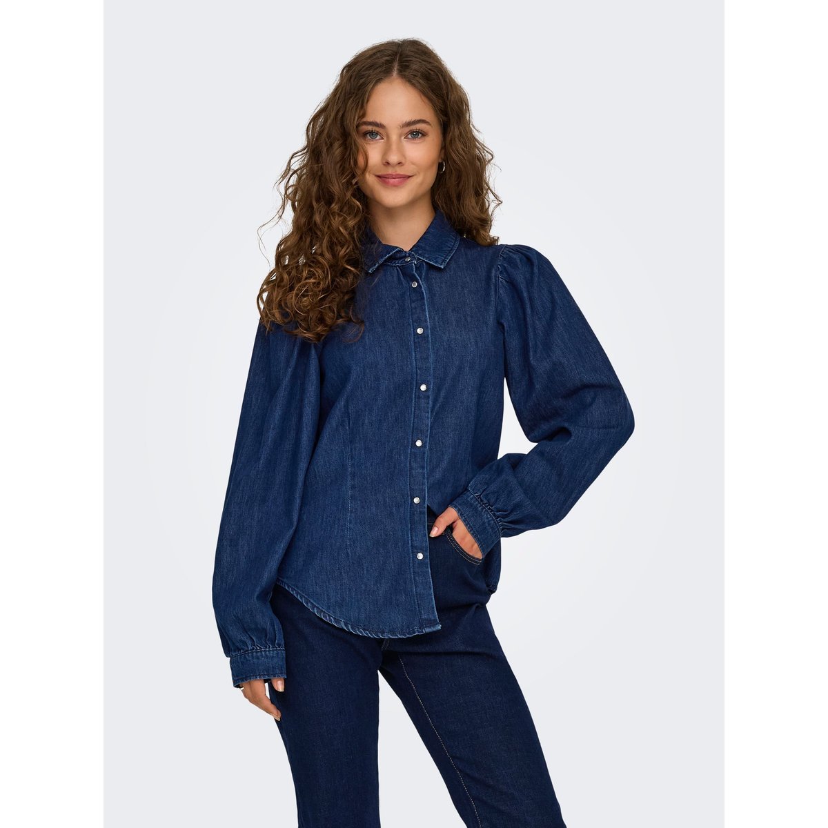 Chemise En Denim dark blue denim, ONLY