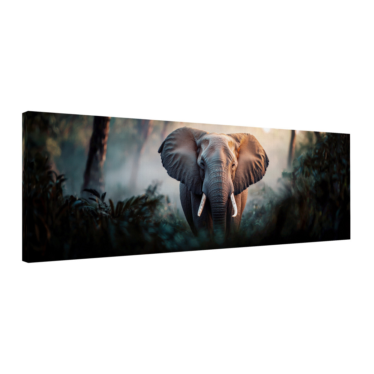 Tableau Sur Toile Éléphant En Forêt ANIMAUX tableaux sur toile-gris, CEANOTHE