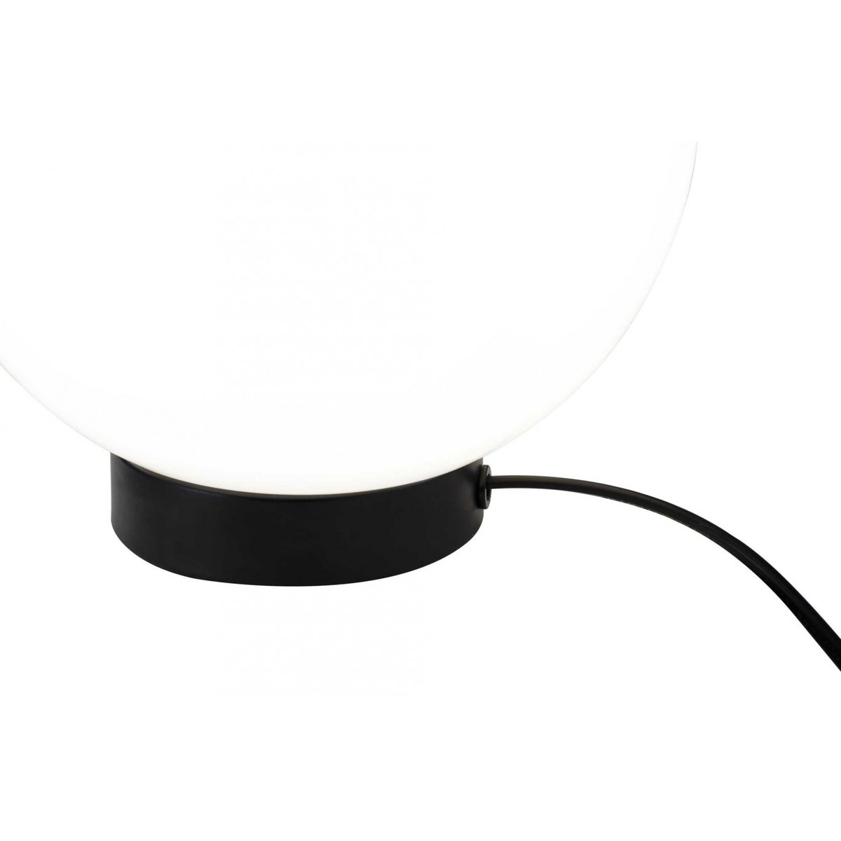 Lampe à poser en verre & métal, SILEA blanc, C-CREATION