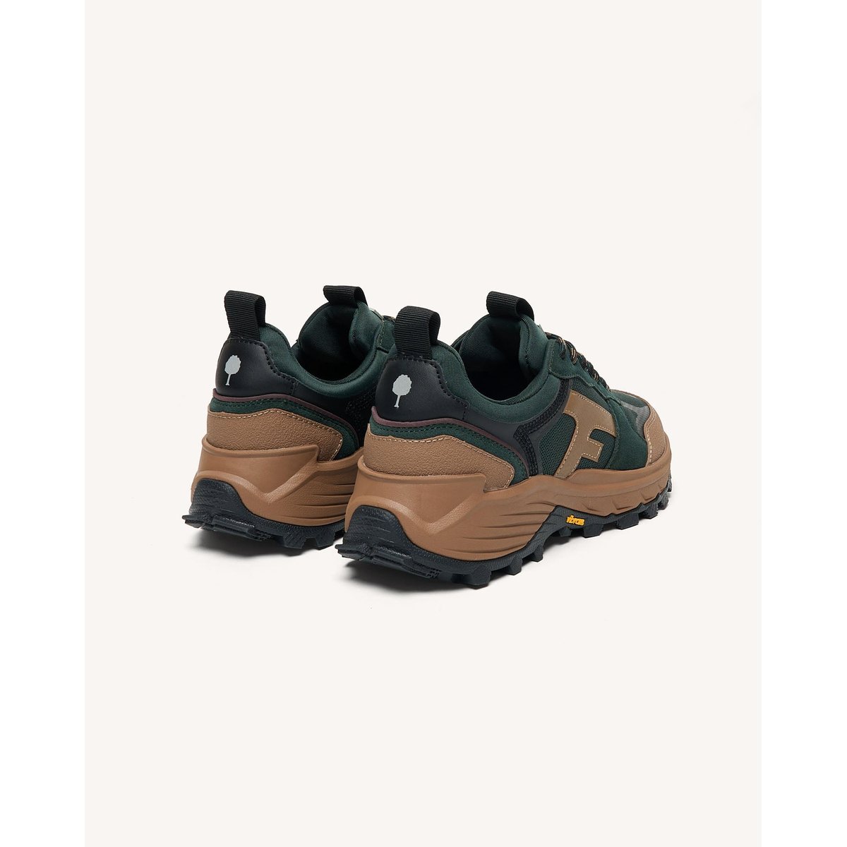 Baskets running vert foncé, FAGUO