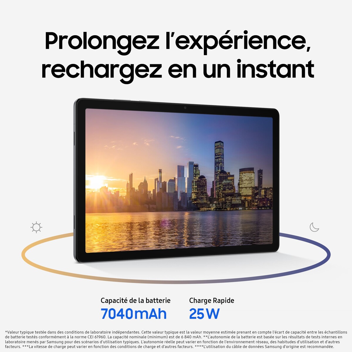 Tablette tactile  Galaxy Tab A11+ 11" 5G argent, SAMSUNG