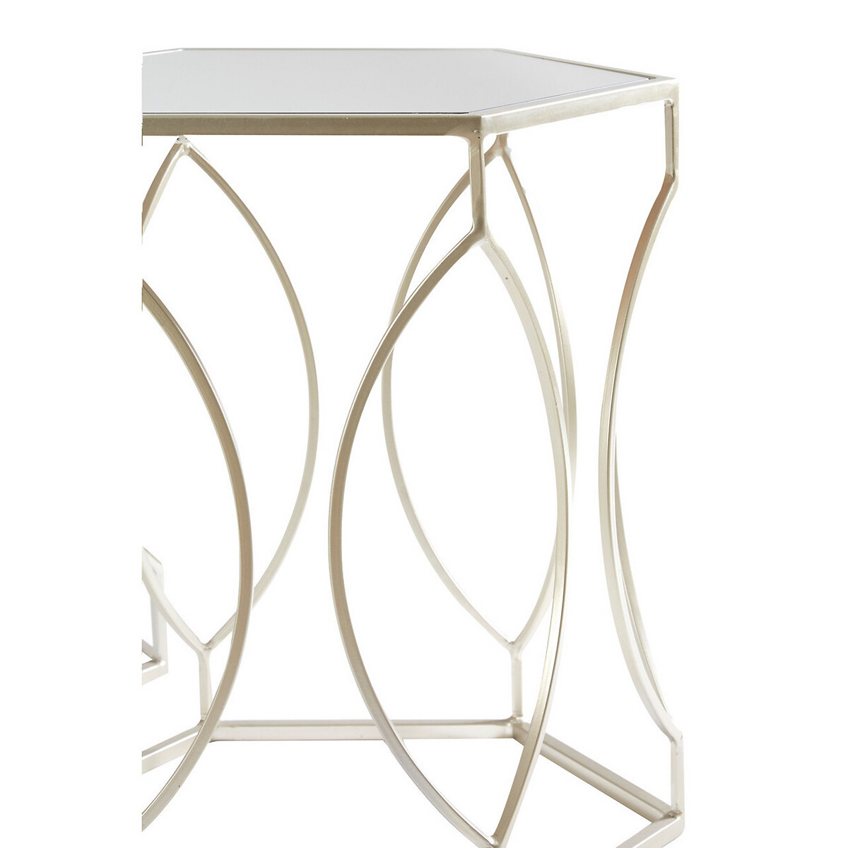 Irene Mirrored Side Table Nest (Set of 2) champagne, SO'HOME