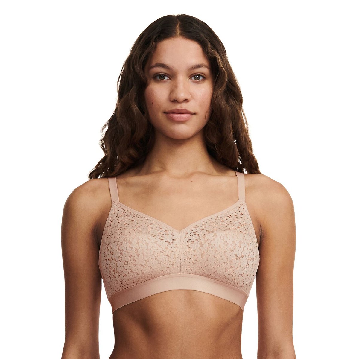 Soutien-gorge sans armature Norah chic beige doré, CHANTELLE