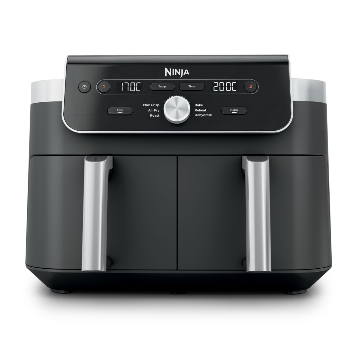 Friteuse sans huile Foodi Dual Air Fryer 9.5L DZ901EUI couleur unique, NINJA
