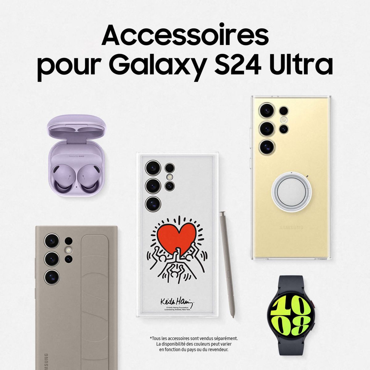 Smartphone Galaxy S24 Ultra 5G 512Go Gris couleur unique, SAMSUNG