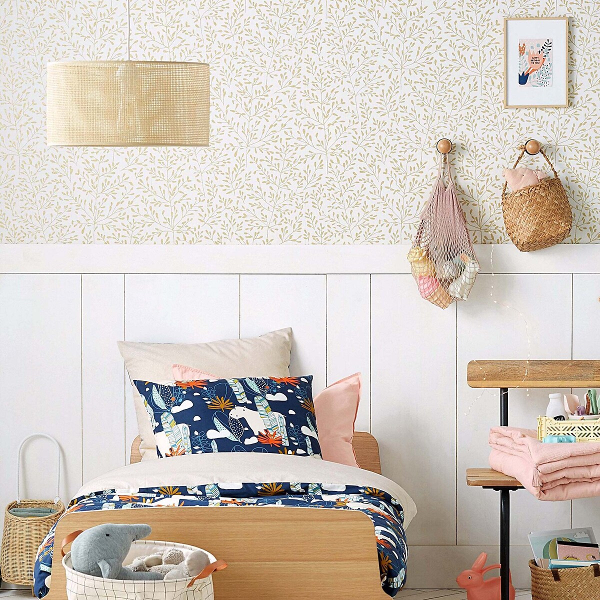 Suspension / Abat-jour en cannage Ø40 cm, Dolkie naturel, LA REDOUTE INTERIEURS