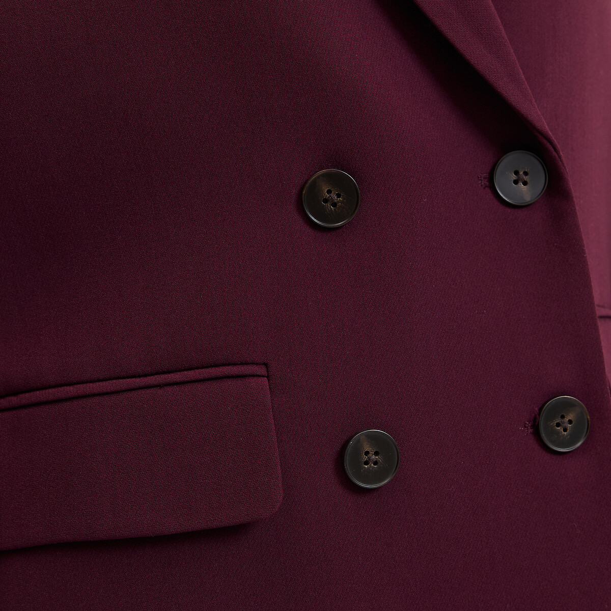 Blazer taglio ampio viola prugna, LA REDOUTE COLLECTIONS
