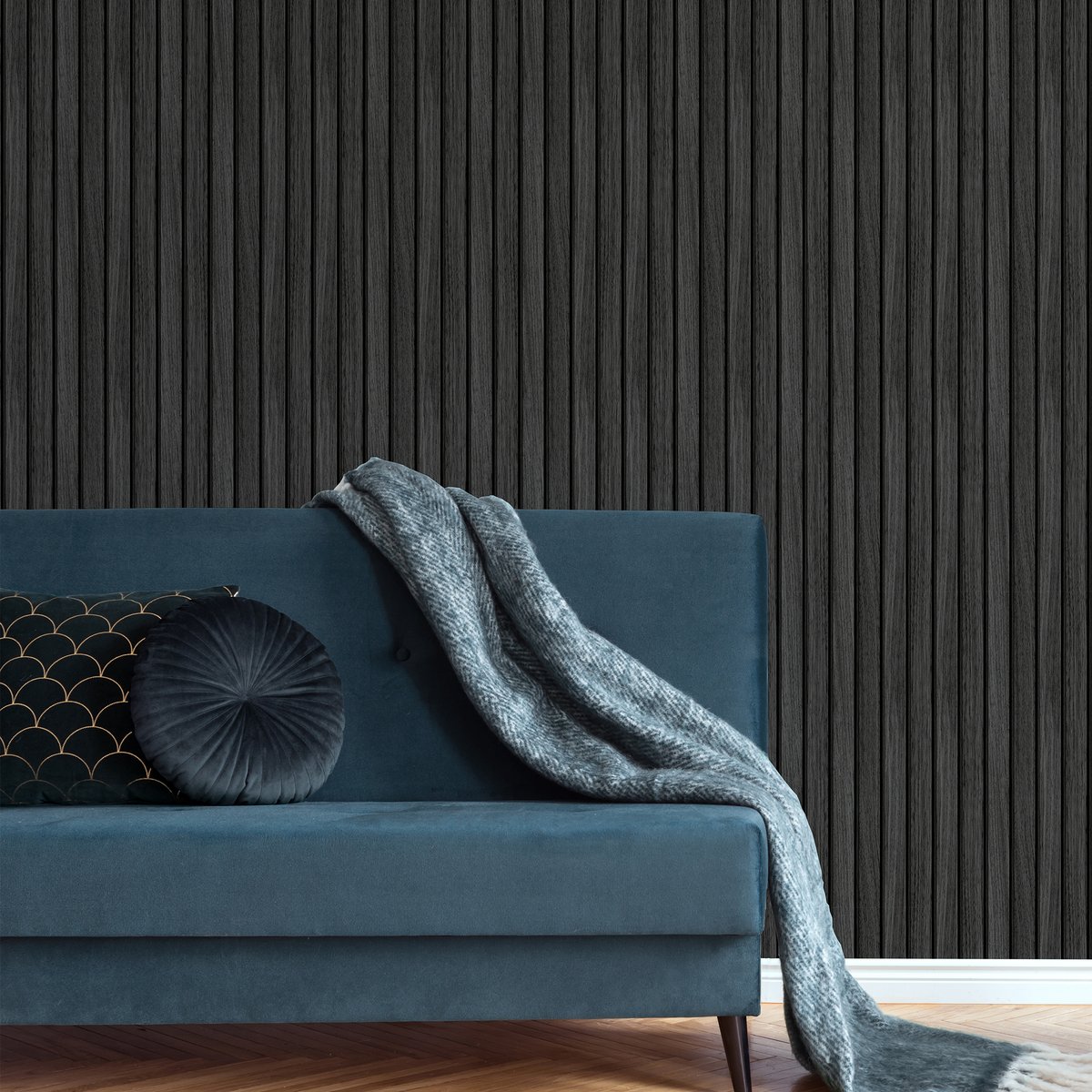 Papier peint Bois rayé gris, SUPERFRESCO EASY