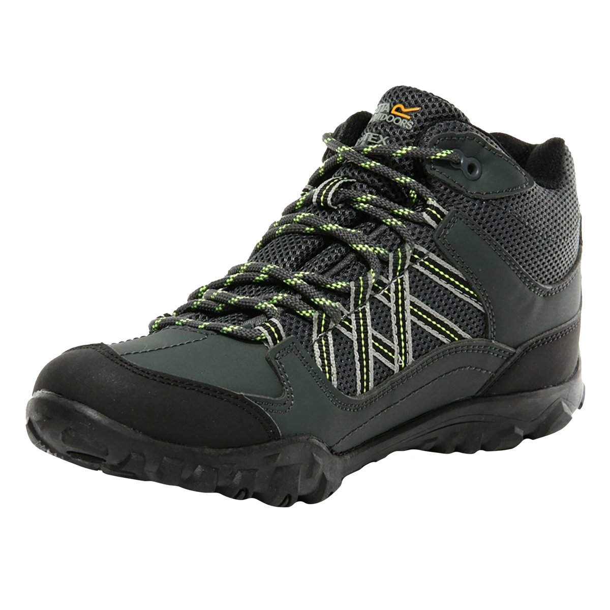 Bottines EDGEPOINT gris / vert clair vif, REGATTA