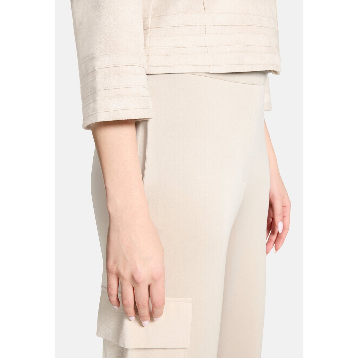 Veste de style motard à fermeture zippée gris, BETTY BARCLAY