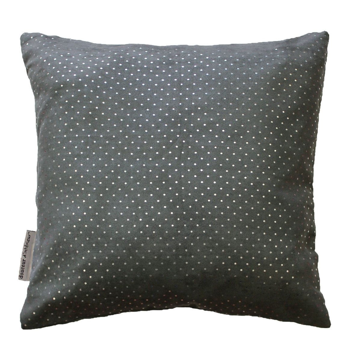 Housse de Coussin Suede C1060 Anthracite 40 x 40 cm anthracite, EDEN
