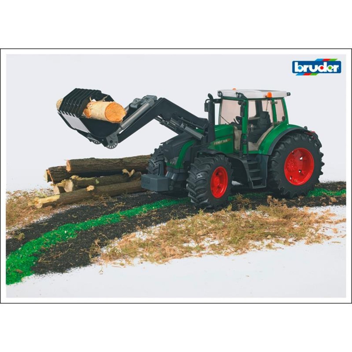 Fendt 936 Vario avec chargeur avant vert, BRUDER