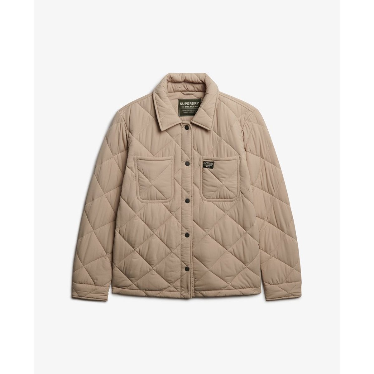 Veste Matelassée Chore Liner beige humus, SUPERDRY