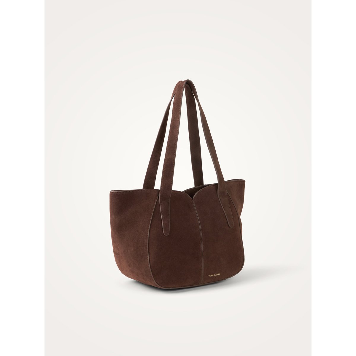 Sac avec anses et bandoulière ALTAÏ marron foncé, VANESSA WU