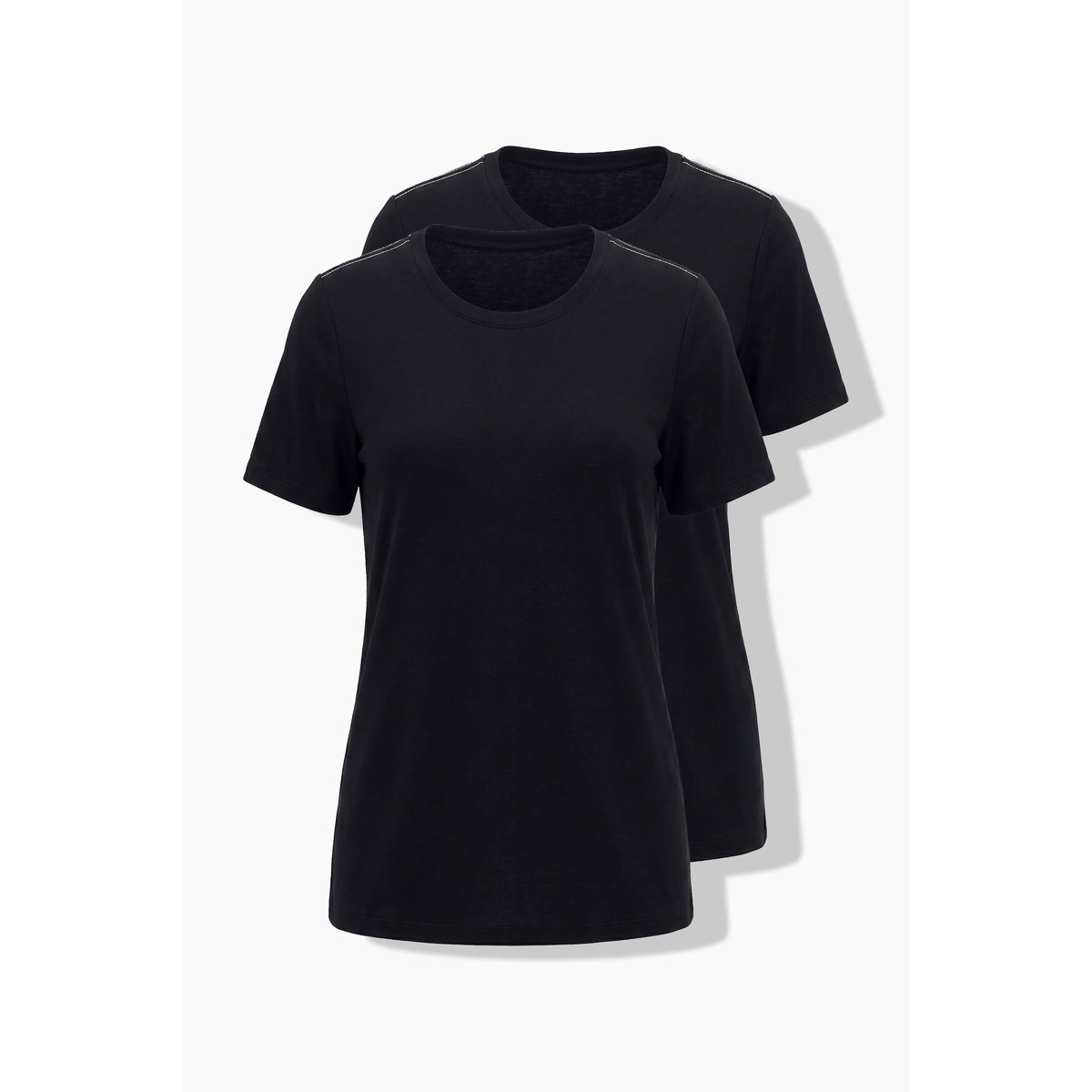 Lot de 2 T-shirts techniques antibactériens noir, ULLA POPKEN