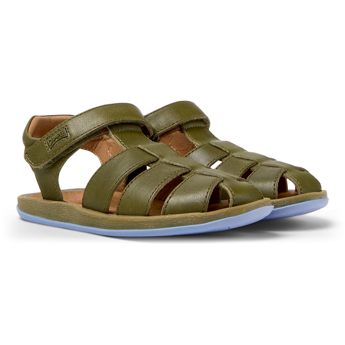 Bicho sandals vert moyen, CAMPER