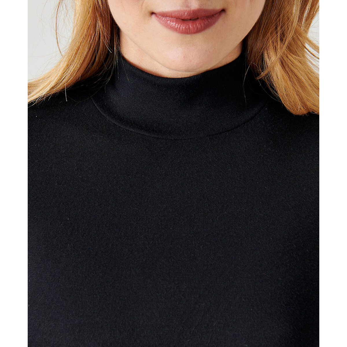T-Shirt met lange mouwen Thermolactyl Warmtegraad 4 zwart, DAMART
