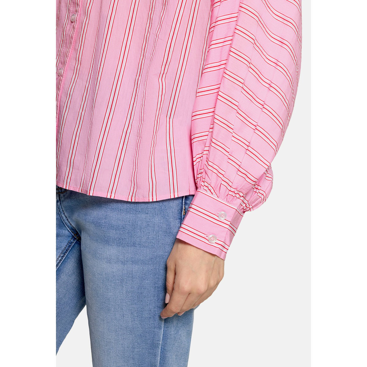 Chemisier oversize à rayures rosé/pink, CARTOON