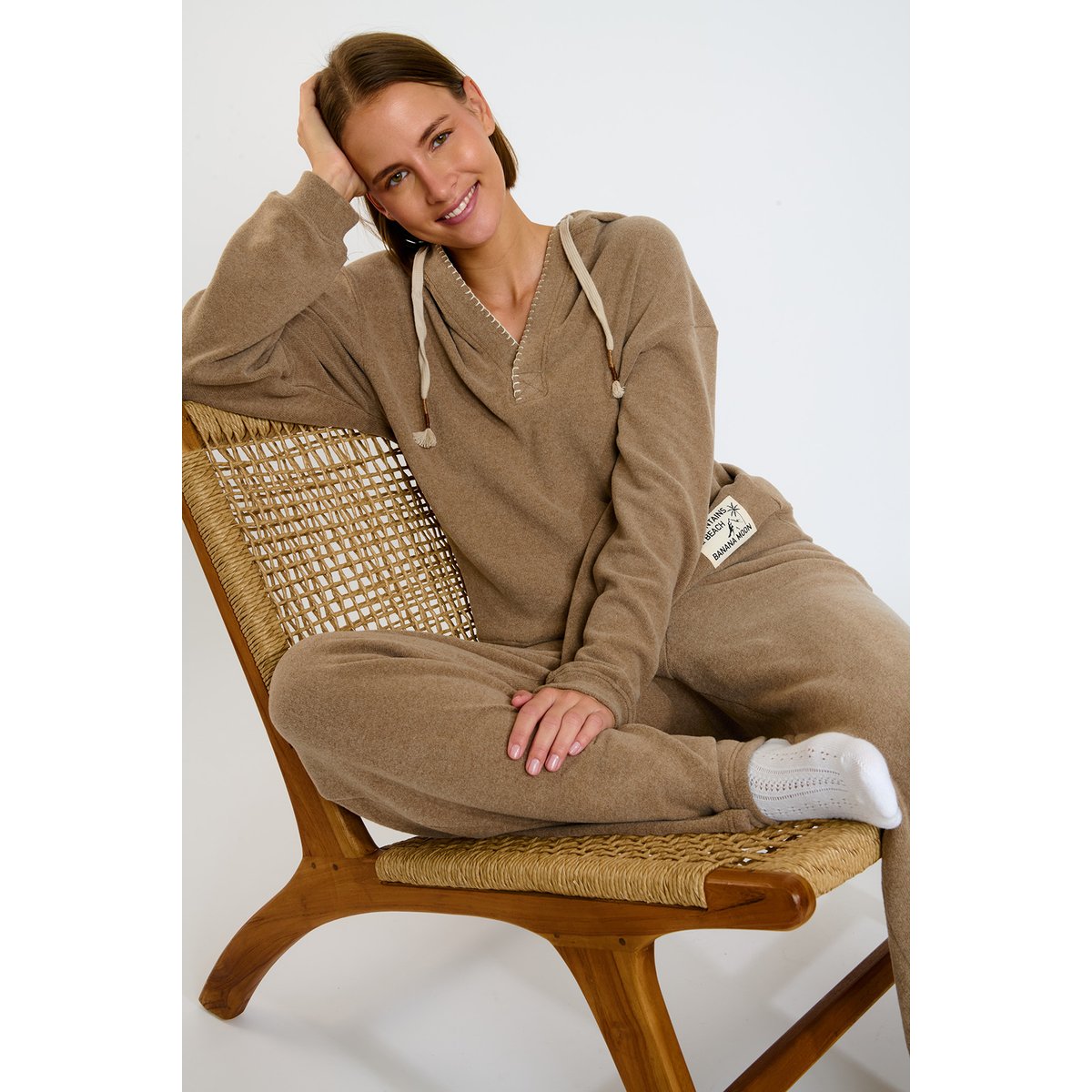 Sweatshirt Fony - COZYDREAM taupe, BANANA MOON