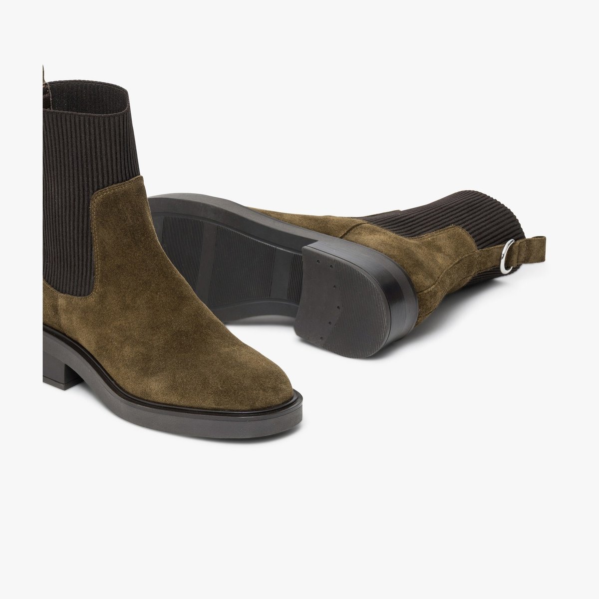 Boots À Talon en cuir SYBILLE rouge acajou, BOCAGE