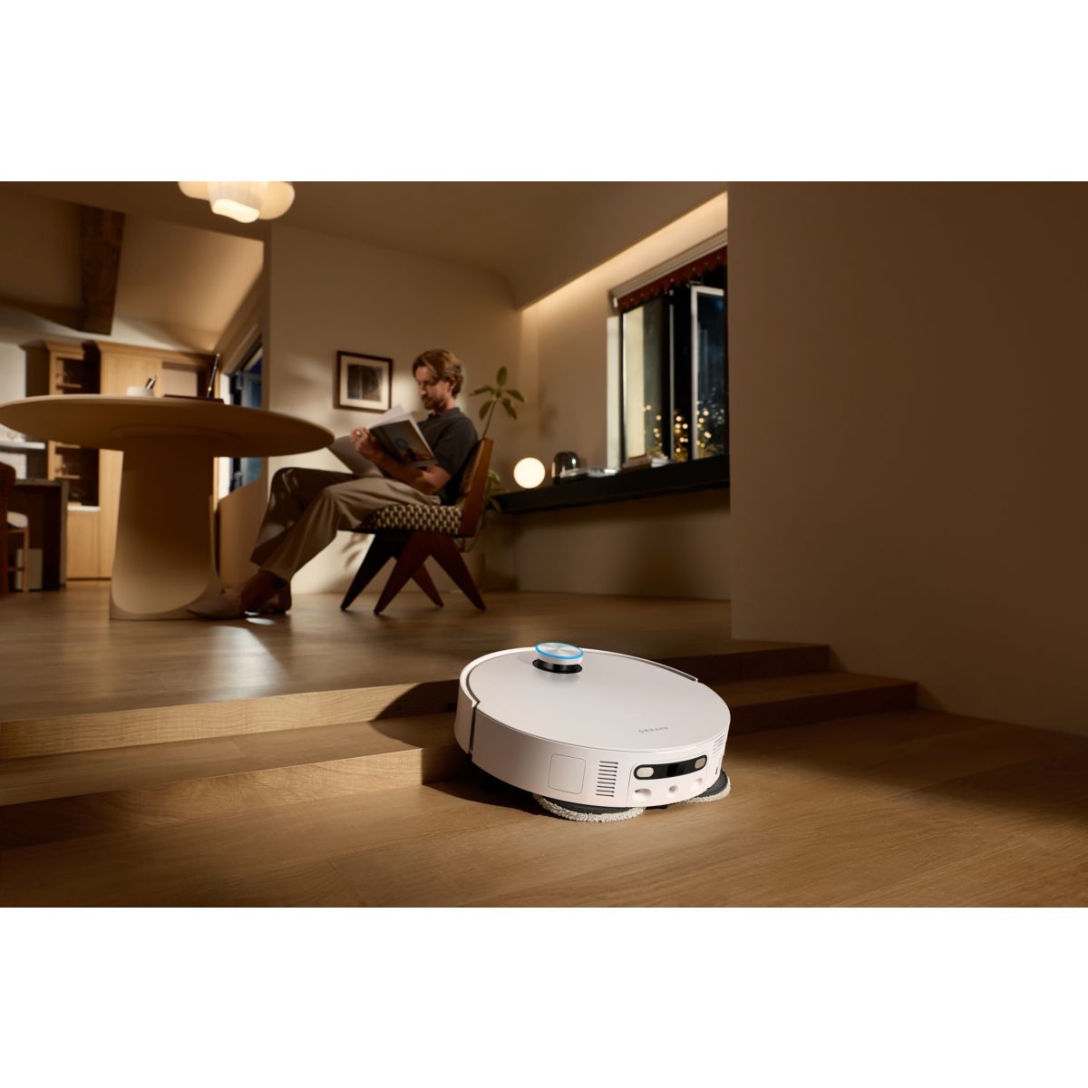 Robot Aspirateur Laveur X60 Pro Ultra Blanc couleur unique, DREAME