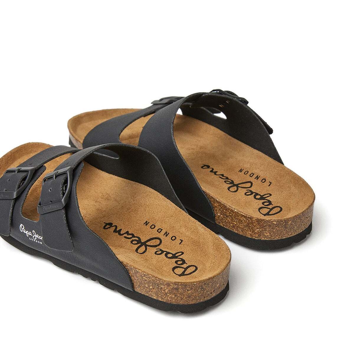 Sandales À Double Boucle noir, PEPE JEANS