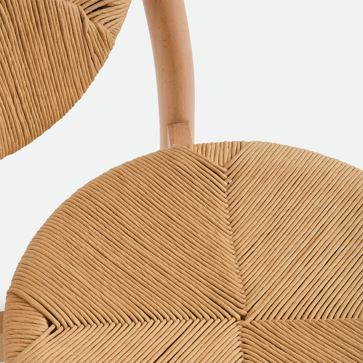 Silla de haya y ratán trenzado, CARPO haya natural, LA REDOUTE INTERIEURS