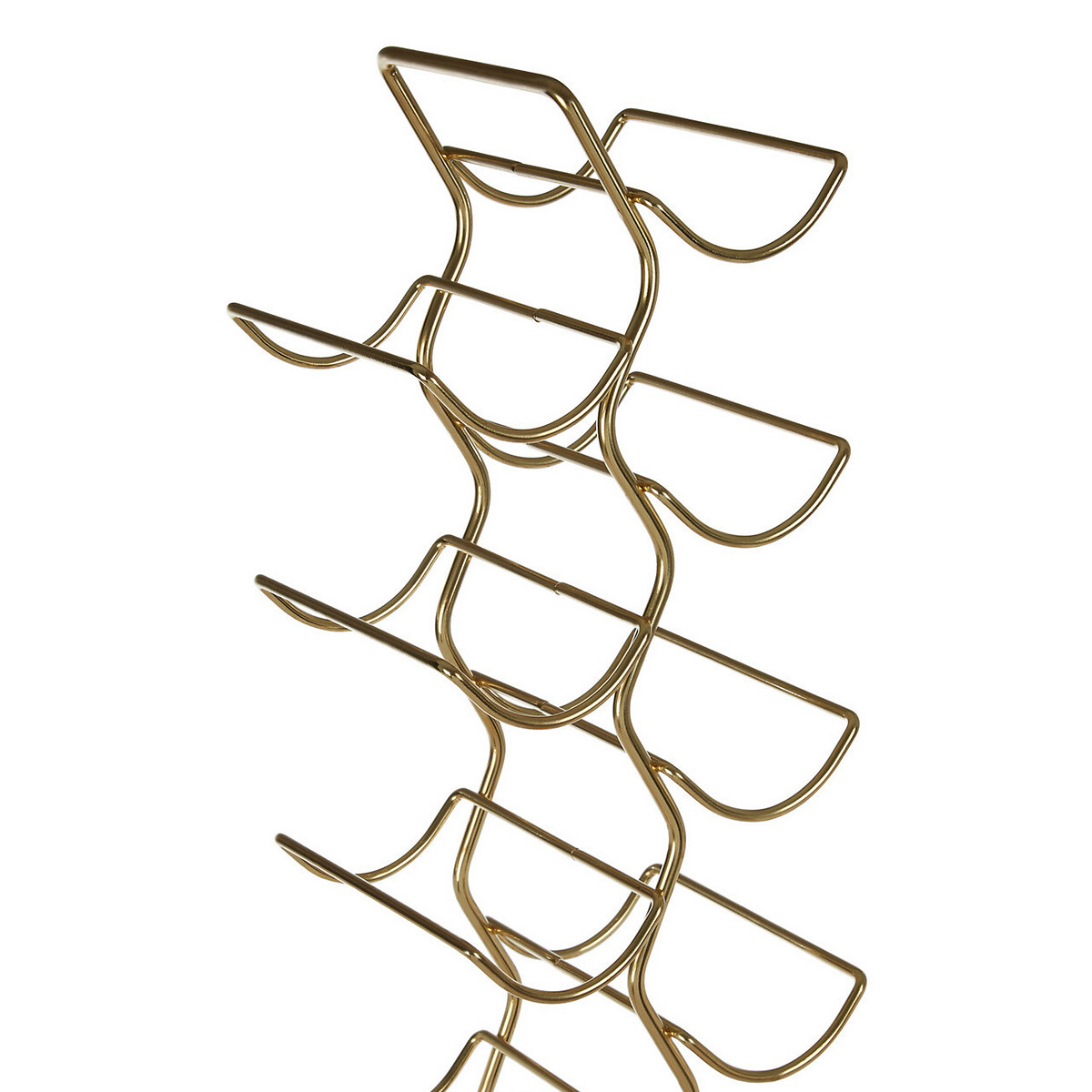 12-Bottle Wine Rack in Gold Finish gold-coloured, SO'HOME