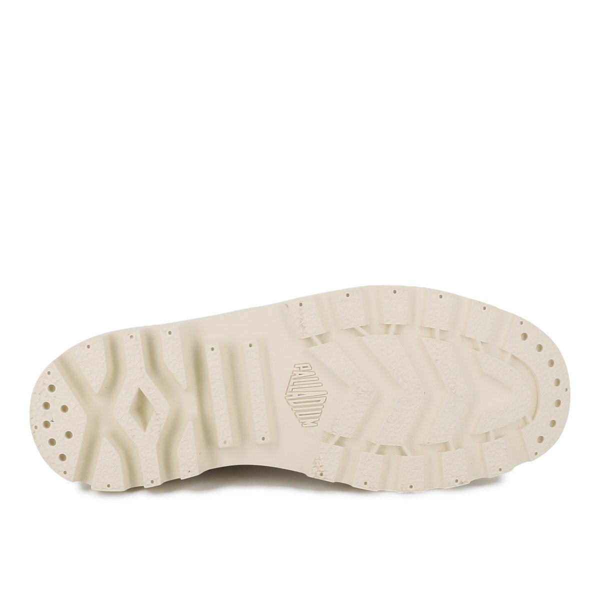 Baskets montantes en coton PAMPA DETROIT ZIP SU blanc-tropisand/ cream, PALLADIUM