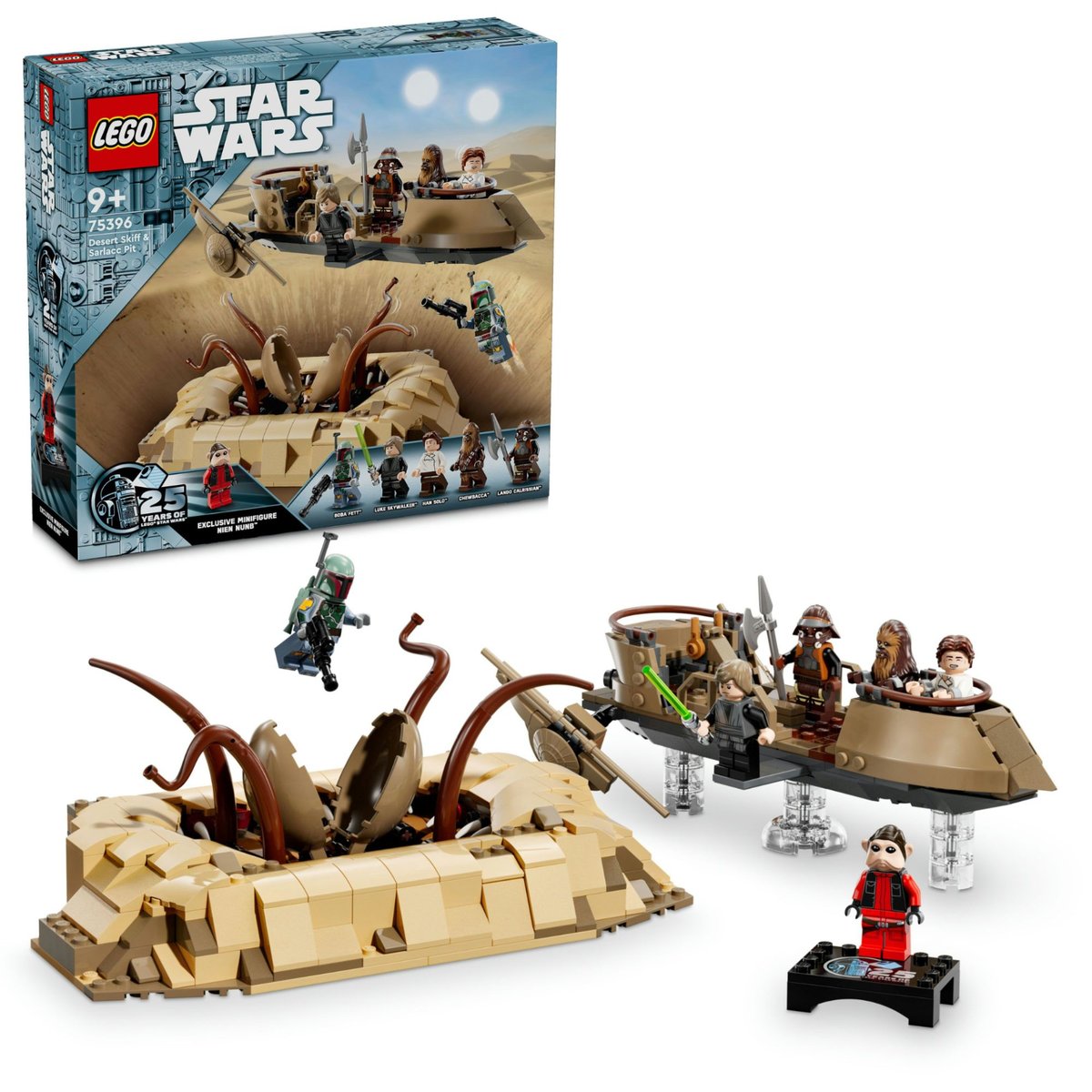 LEGO Star Wars : L'esquif du désert et la fosse du Sarlacc - Set de construction 75396 multicolore, LEGO