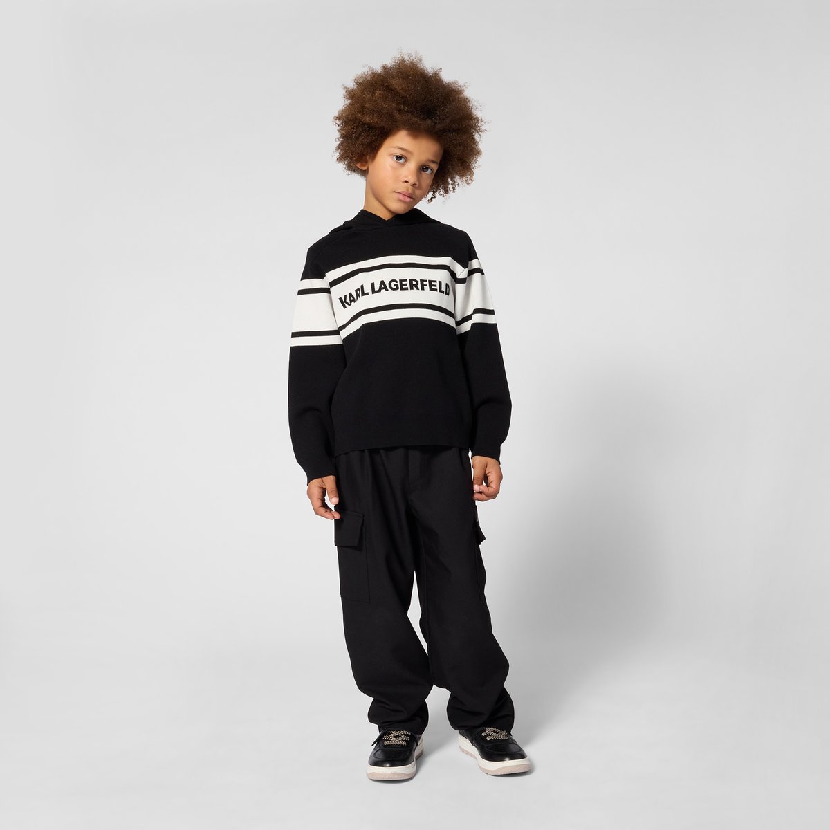 Pull à capuche black, KARL LAGERFELD KIDS