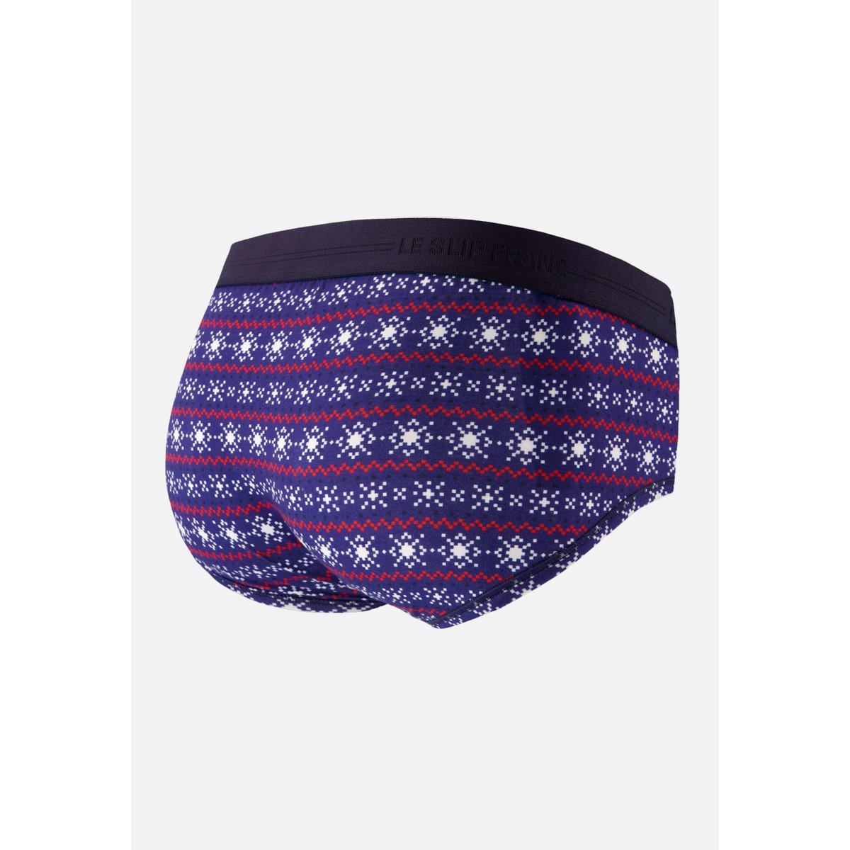 Slip à motif entrelaces jaune anis en coton Terrible flocon, LE SLIP FRANCAIS