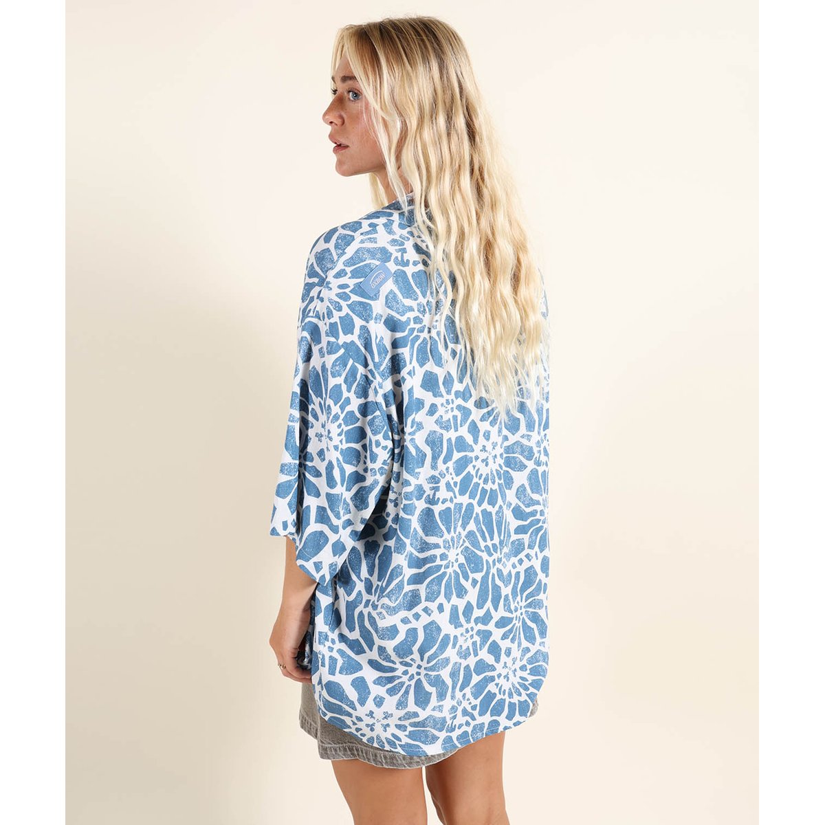 Chemise manches courtes CORAL lost blue, OXBOW
