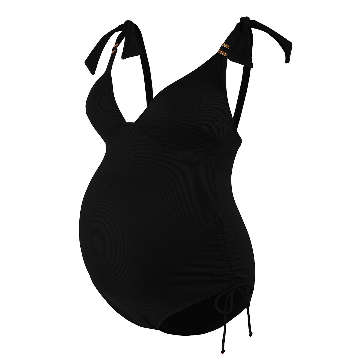 Maillot de bain de maternité Porto Vecchio noir, CACHE COEUR