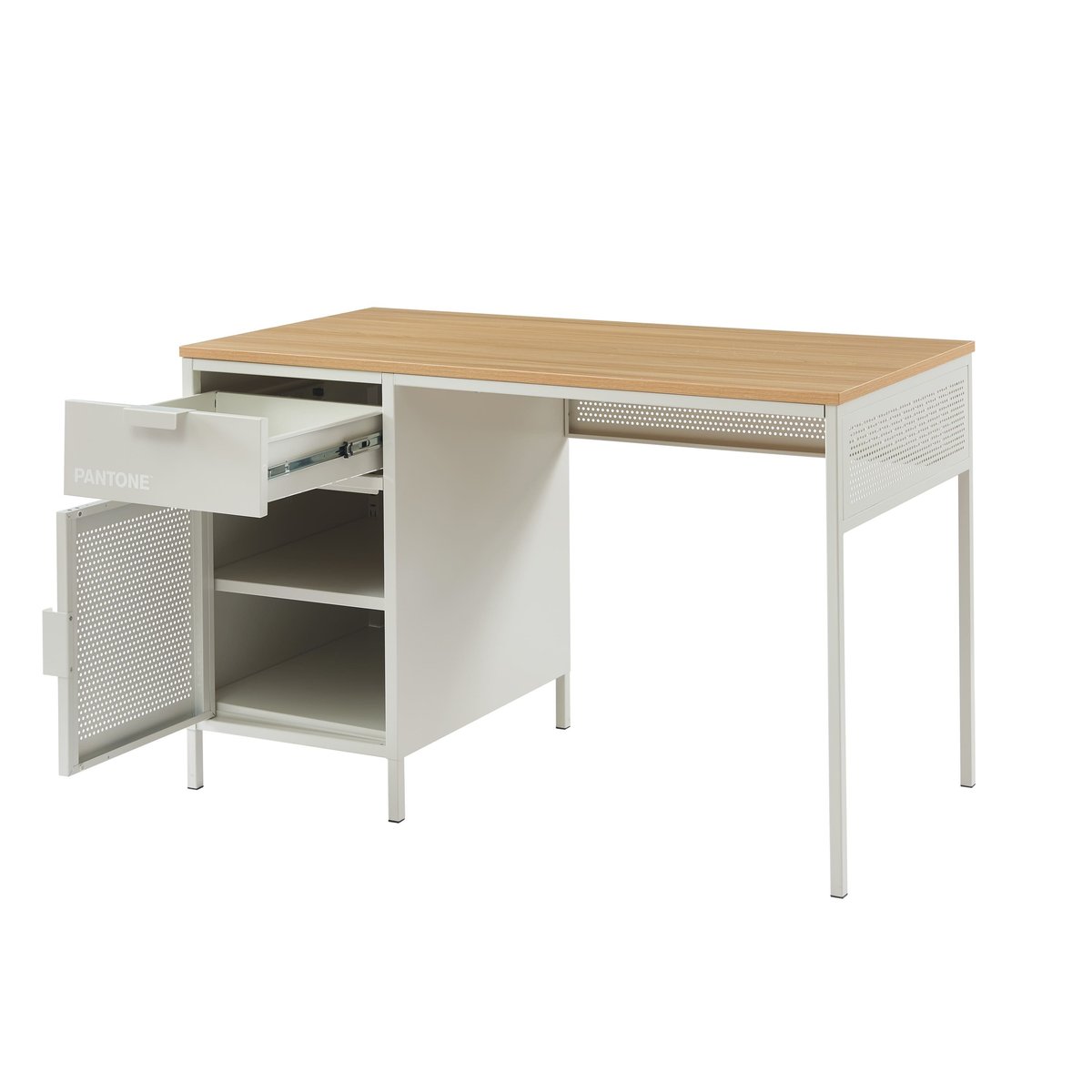 Bureau en acier beige sable / tcx 13-0002, PANTONE