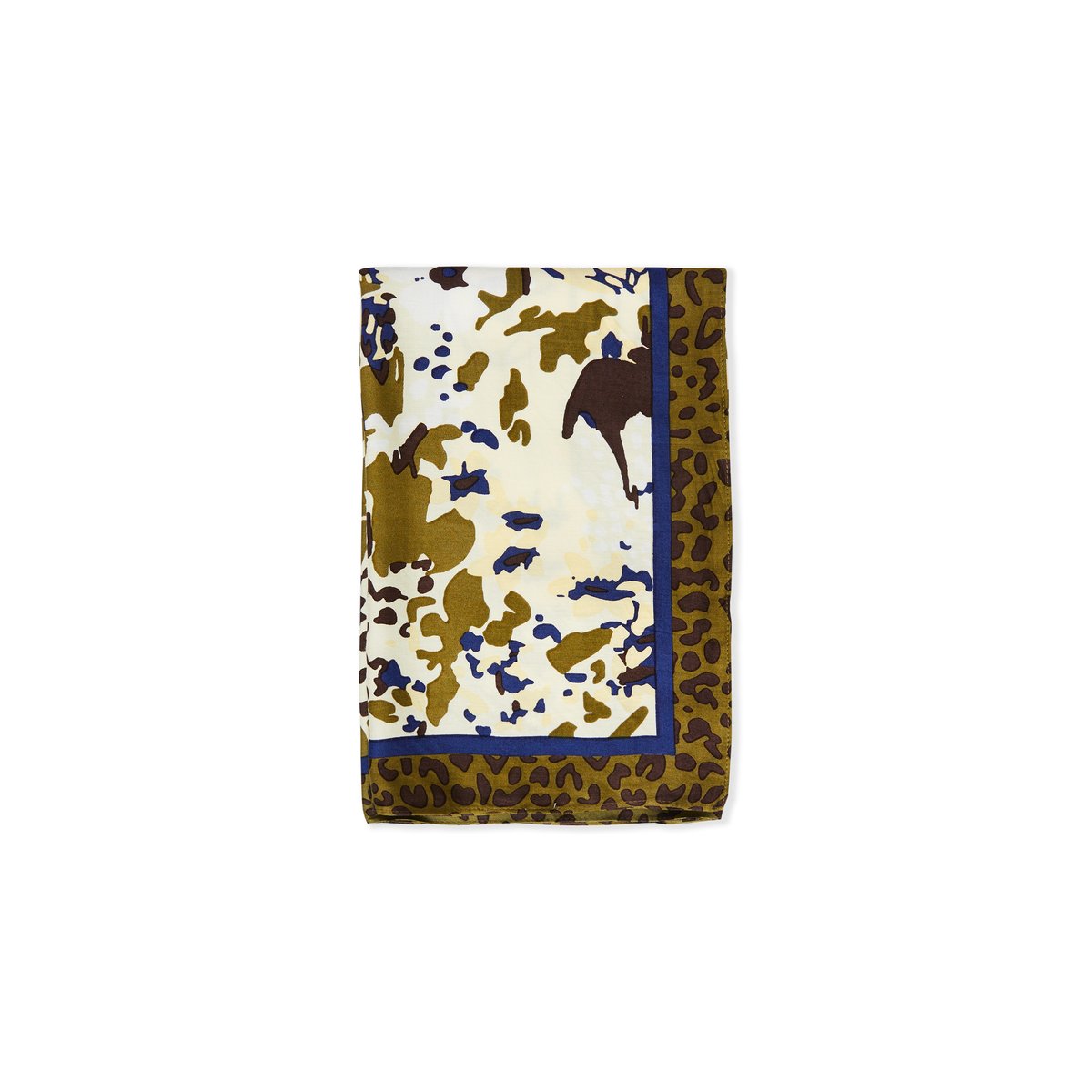 ETAM AUTRES ACCESSOIRES FIORA IMP - FOULARD kaki olive, ETAM