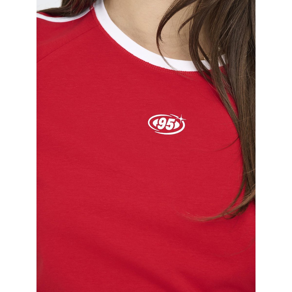 T-Shirt true red, ONLY