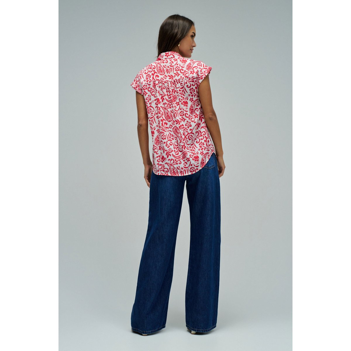 BLOUSE À MOTIF FLORAL rose, SALSA JEANS