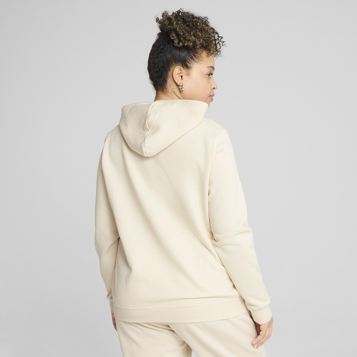 Hoodie ESSENTIAL LOGO ecru, PUMA
