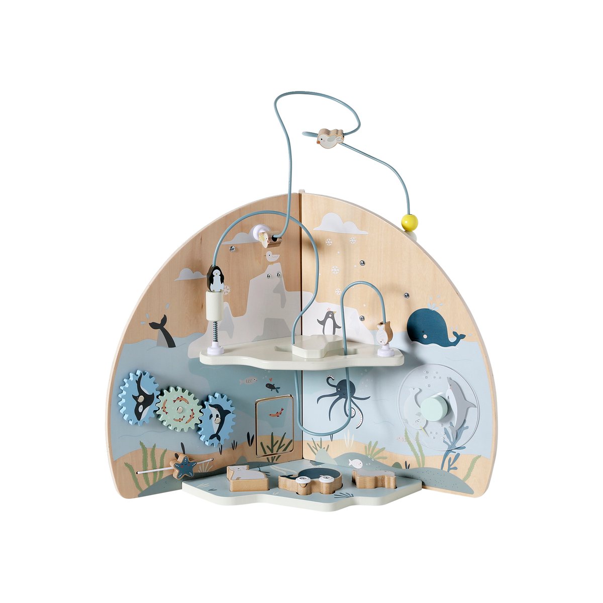 Le monde des animaux en bois FSC® bois, VERTBAUDET