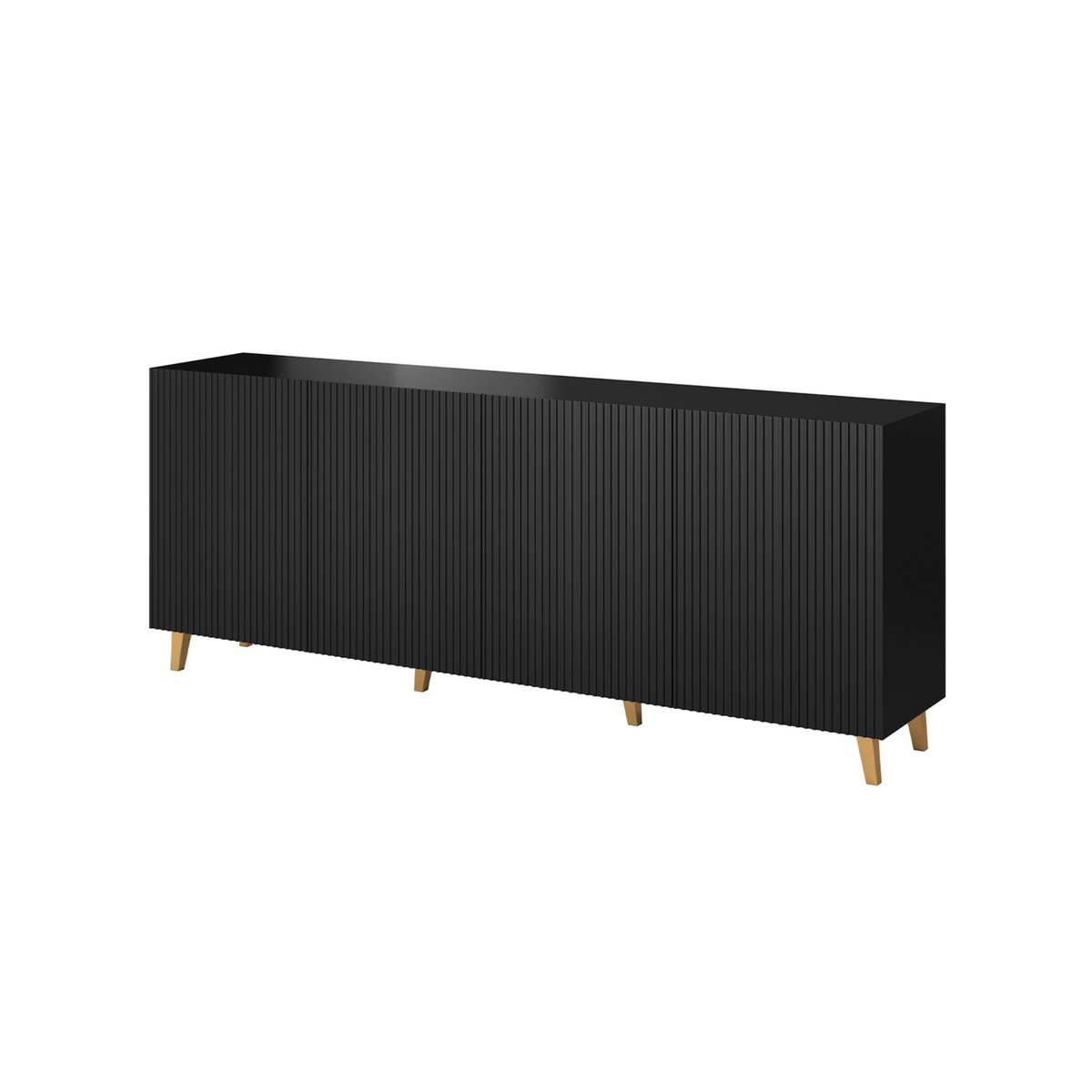 Buffet - SANNA noir / blanc, BEST MOBILIER