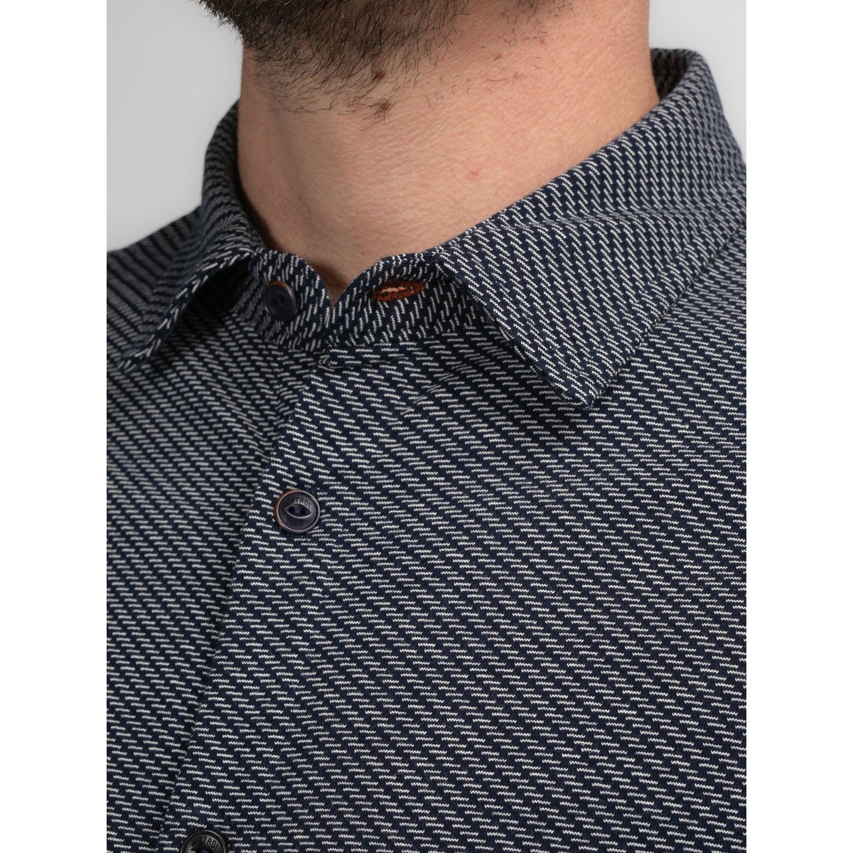 Chemise en imprimé intégral port marron ecru, PETROL INDUSTRIES