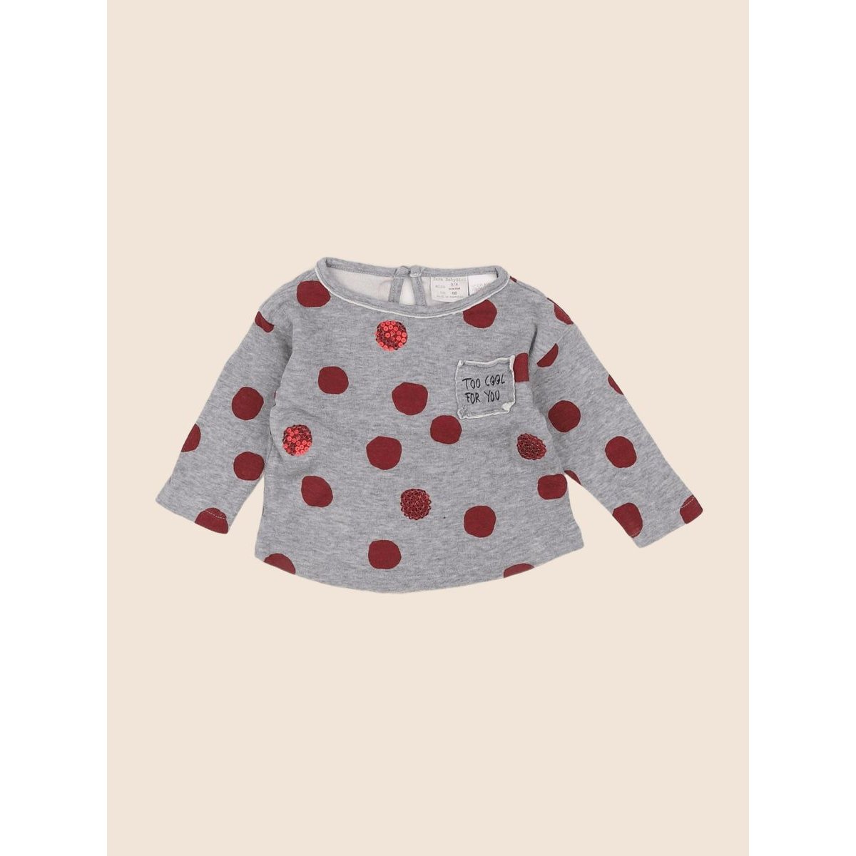 Tee-shirt - Très bon état gris, rouge, ZARA