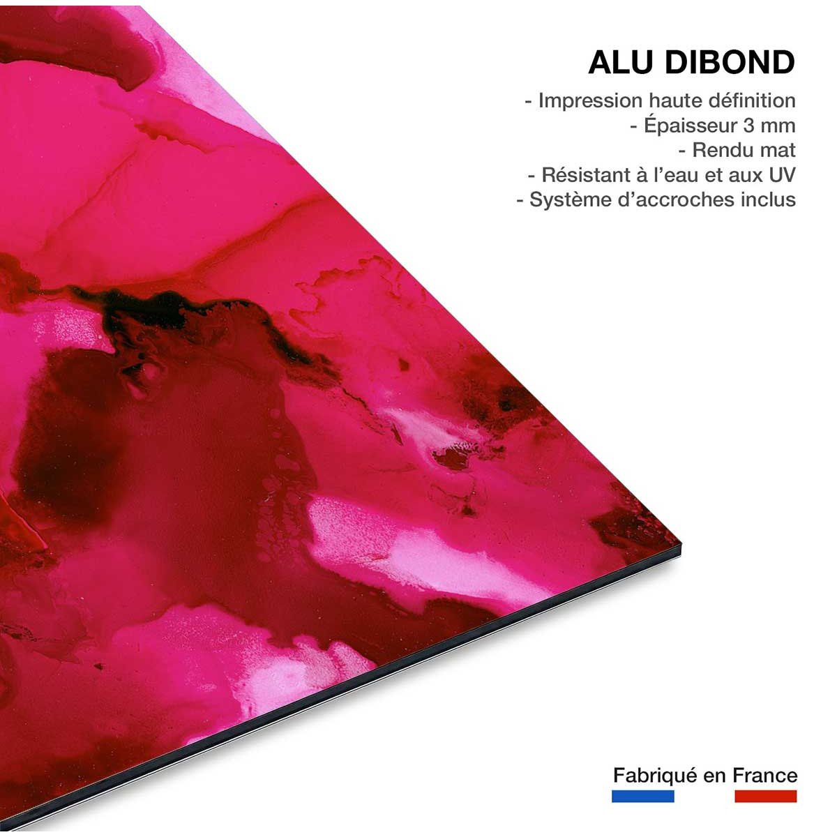 Tableau deco bloodstream tableau alu dibond, HEXOA