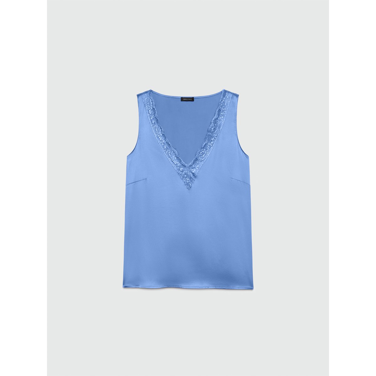 Haut avec dentelle light - blue, FIORELLA RUBINO