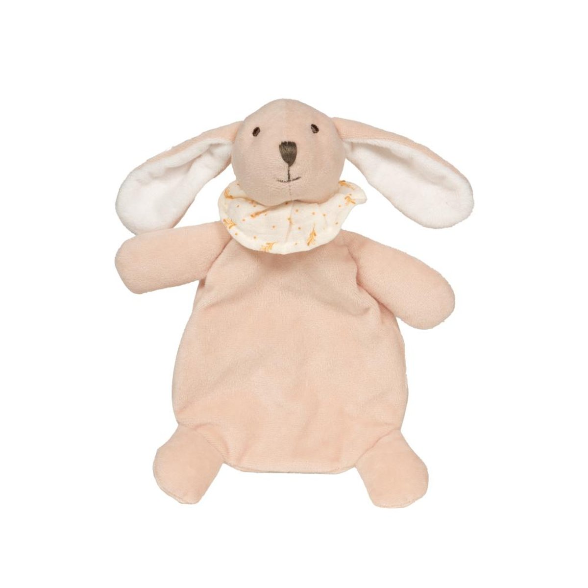 Coffret doudou Lapin et lange en gaze de coton rose, AMADEUS LES PETITS
