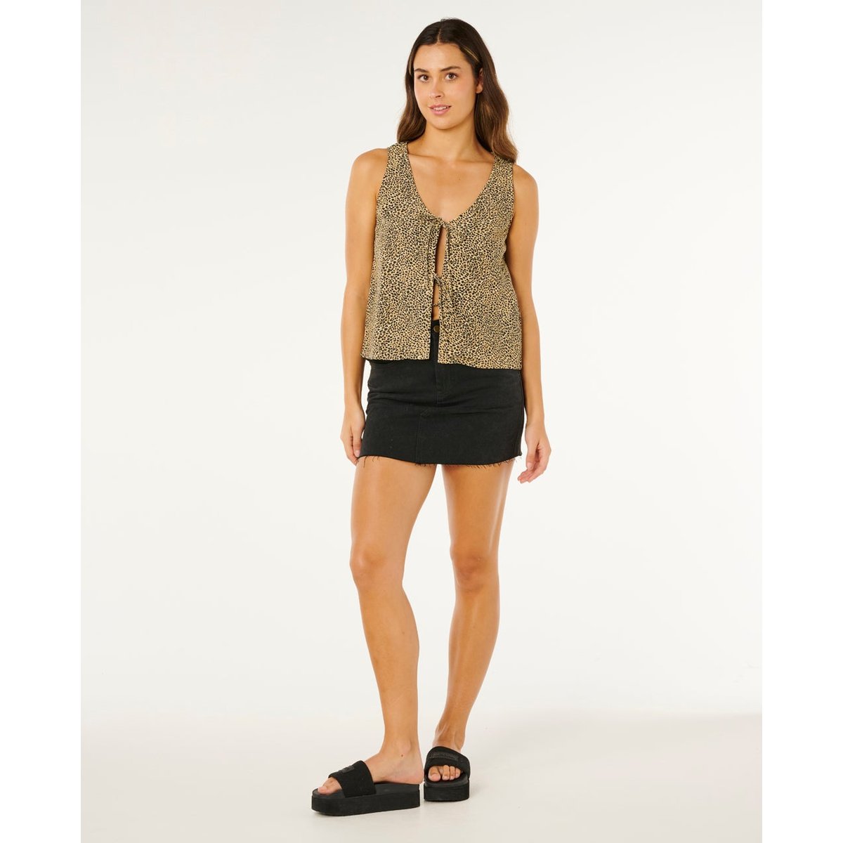 Chemise Animal Instincts Tie Front naturel, RIP CURL