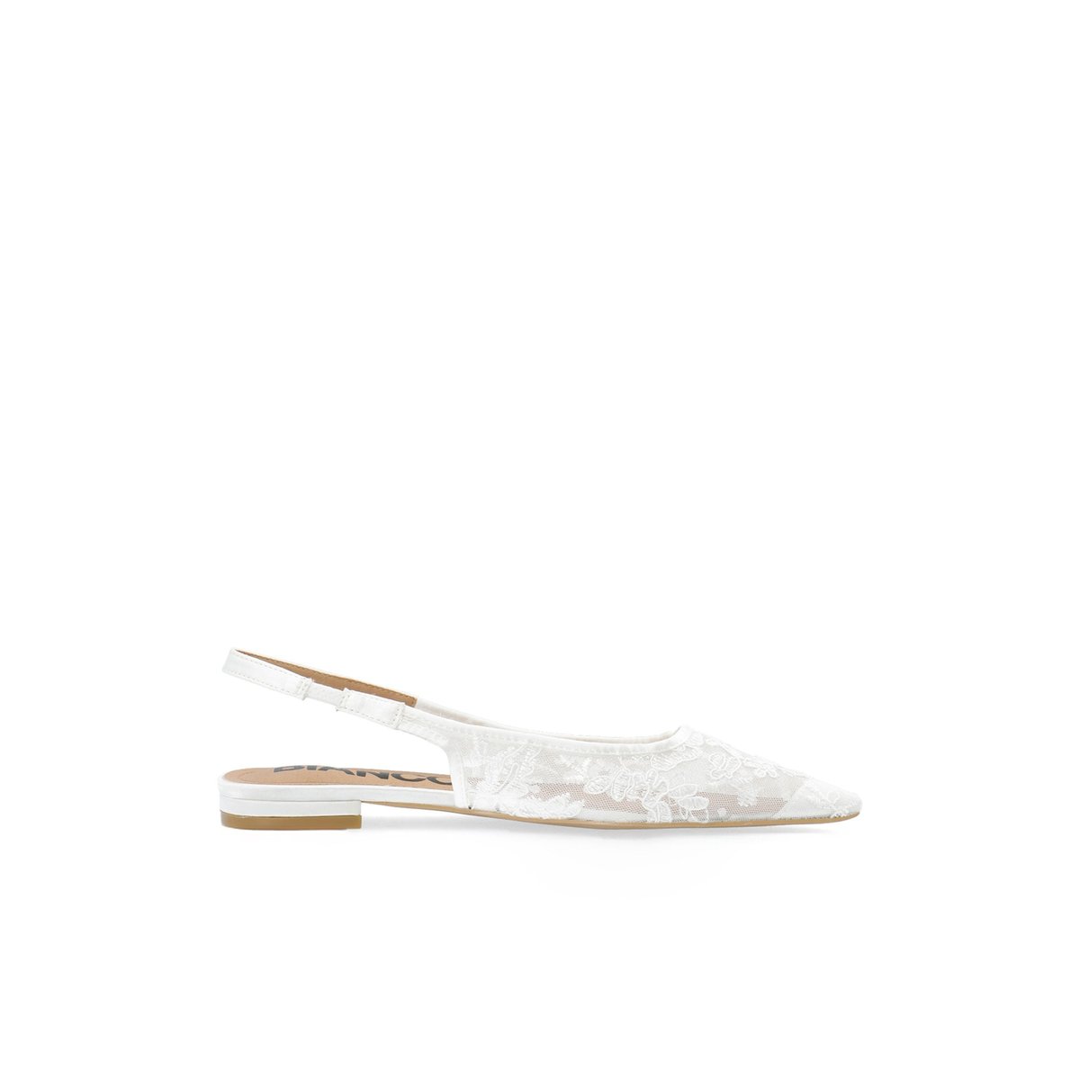 Chaussures À Bride Arrière offwhite, BIANCO